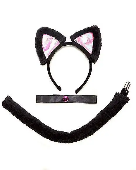 Black And Pink Cat Costume Kit 3 Black And Pink Cat Costume Kit - Image 3