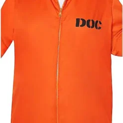 Adult Department Of Corrections Prisoner One Piece Costume -Spirit Spooky Store 00580803 h
