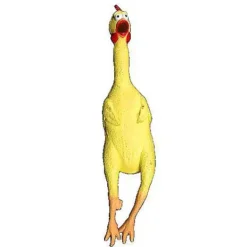 Squeaking Rubber Chicken