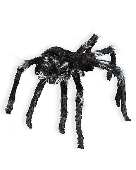 21 Inch LED Black Jumping Spider Animatronic 2 21 Inch LED Black Jumping Spider Animatronic - Image 2