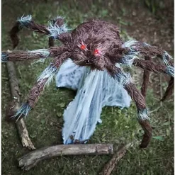 21 Inch LED Black Jumping Spider Animatronic 12 21 Inch LED Black Jumping Spider Animatronic -Spirit Spooky Store 01174804 a 1