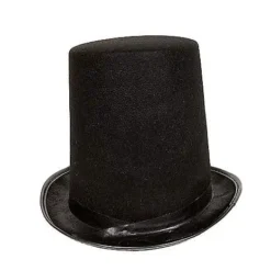 Tall Black Top Hat -Spirit Spooky Store 01223684 c