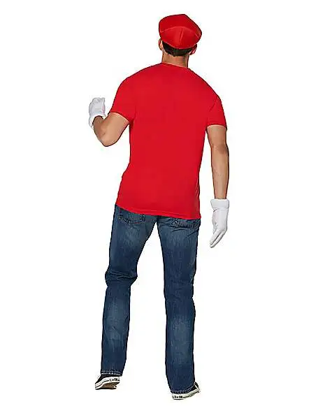 Mario Costume Kit - Mario Bros 2 Mario Costume Kit - Mario Bros - Image 2