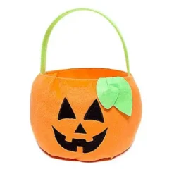 Plush Pumpkin Treat Bucket
