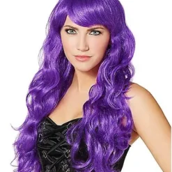 Purple Curls Wig