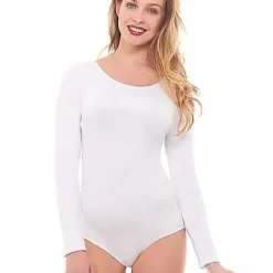 Long Sleeve White Bodysuit