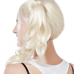 Blonde Pigtail Wig 5 Blonde Pigtail Wig -Spirit Spooky Store 01297597 c