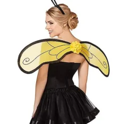 Bumble Bee Wing And Headband Set