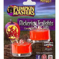 Flickering Pumpkin Tealights