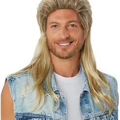 Blonde Mullet Wig