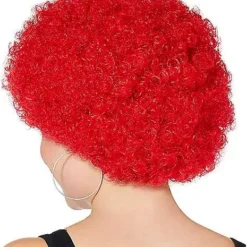 Red Curly Wig -Spirit Spooky Store 01340272 d