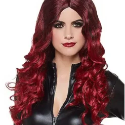 Burgundy Ombre Wig