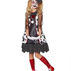 Kids Creepy Clown Costume -Spirit Spooky Store 01344928 c