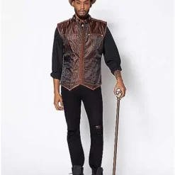 Steampunk Vest 12 Steampunk Vest -Spirit Spooky Store 01345677 c