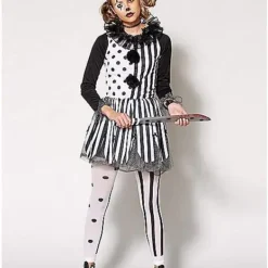 Adult Twisted Trickster Clown Costume -Spirit Spooky Store 01346444 c