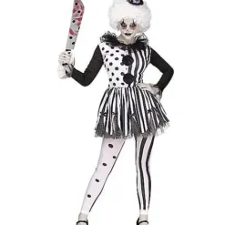Adult Twisted Trickster Clown Costume