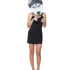 Big Head Foam Husky Half Mask -Spirit Spooky Store 01346493 d