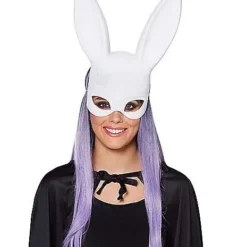 Black Glitter Bunny Mask -Spirit Spooky Store 01347772 a 1