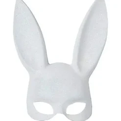 Black Glitter Bunny Mask -Spirit Spooky Store 01347772 b 1