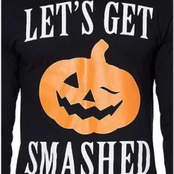 Let's Get Smashed Long Sleeve T Shirt -Spirit Spooky Store 01353580 c