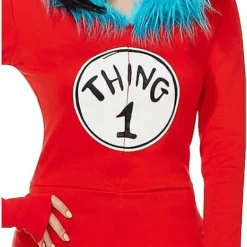 Adult Thing 1 And Thing 2 Romper Costume - Dr. Seuss -Spirit Spooky Store 01360049 c