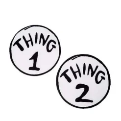 Adult Thing 1 And Thing 2 Romper Costume - Dr. Seuss -Spirit Spooky Store 01360056 a