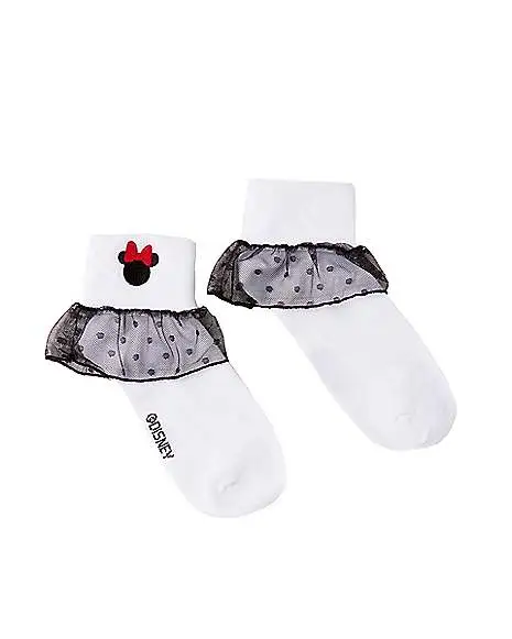 Ruffle Minnie Mouse Socks - Disney 1 Ruffle Minnie Mouse Socks - Disney