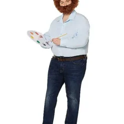 Adult Bob Ross Costume - Firefly -Spirit Spooky Store 01369651 c