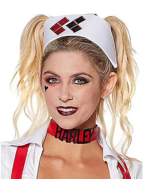 Harley Quinn Arkham Nurse Cap - DC Comics 1 Harley Quinn Arkham Nurse Cap - DC Comics