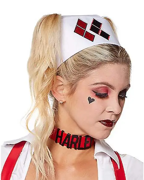 Harley Quinn Arkham Nurse Cap - DC Comics 2 Harley Quinn Arkham Nurse Cap - DC Comics - Image 2