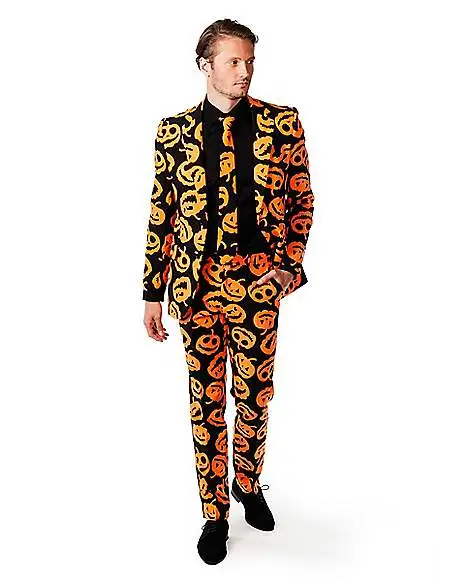 Adult Jack-O-Lantern Suit 1 Adult Jack-O-Lantern Suit