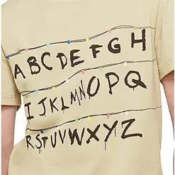 Kids Stranger Things Alphabet Wall T Shirt - Stranger Things 9 Kids Stranger Things Alphabet Wall T Shirt - Stranger Things -Spirit Spooky Store 01381797 d