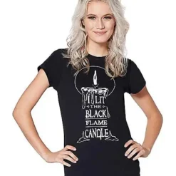 Black Flame T Shirt - Hocus Pocus