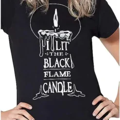 Black Flame T Shirt - Hocus Pocus 6 Black Flame T Shirt - Hocus Pocus -Spirit Spooky Store 01384130 c