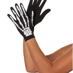 Black Skeleton Gloves