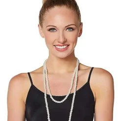 Faux Pearl Necklace -Spirit Spooky Store 01389675 c