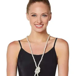 Faux Pearl Necklace -Spirit Spooky Store 01389675 d