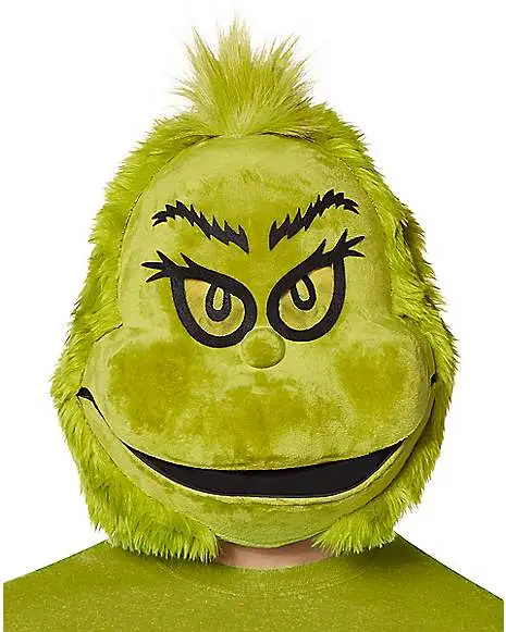 Moving Mouth The Grinch Full Mask - Dr. Seuss 1 Moving Mouth The Grinch Full Mask - Dr. Seuss