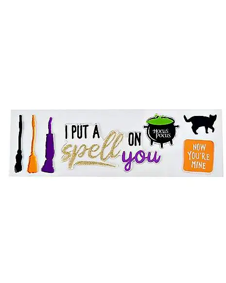 Hocus Pocus Spell Gel Window Cling - Disney 1 Hocus Pocus Spell Gel Window Cling - Disney