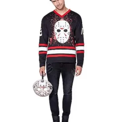 Jason Voorhees Hockey Jersey - Friday The 13th -Spirit Spooky Store 01405588 c
