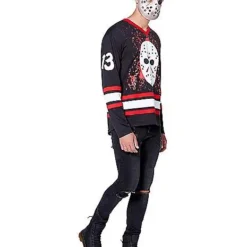 Jason Voorhees Hockey Jersey - Friday The 13th -Spirit Spooky Store 01405588 d