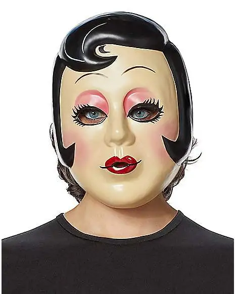 Pinup Girl Half Mask - The Strangers Prey At Night 1 Pinup Girl Half Mask - The Strangers Prey At Night