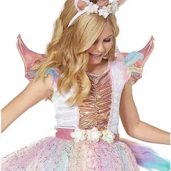 Kids Rosy Unicorn Costume 5 Kids Rosy Unicorn Costume -Spirit Spooky Store 01412121 c