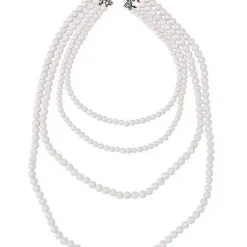 Faux Pearl Mermaid Necklace