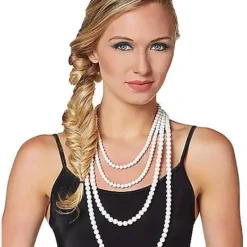 Faux Pearl Mermaid Necklace -Spirit Spooky Store 01413715 c