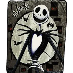 Jack And Sally Reversible Fleece Blanket - The Nightmare Before Christ