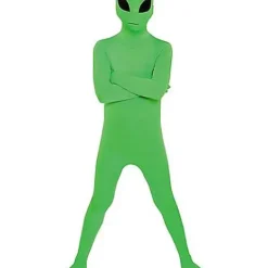 Kids Green Alien Skin Suit Costume -Spirit Spooky Store 01414929 d