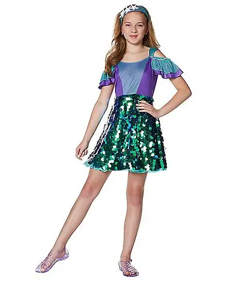 Kids Mermaid Dress 1 Kids Mermaid Dress