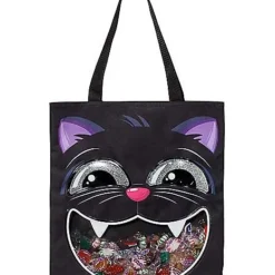 Black Cat Candy Tote Bag