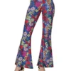Adult Flower Bell Bottom Pants